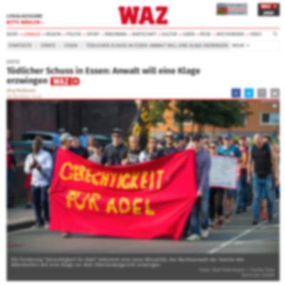WAZ Bericht vom 09.06.2020: Adel-Anwalt will Klage erzwingen